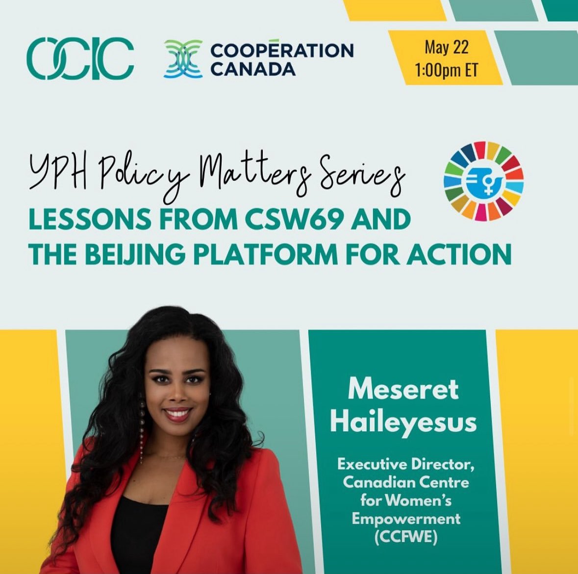 Mesi (Meseret) Haileyesus (@mesidesta) on Twitter photo Today will be speaking <a href="/cooperation_ca/">Cooperation Canada</a> YPH policy matter series ! Lesson from UNCSW69! Thanks for the invite Today will be speaking <a href="/cooperation_ca/">Cooperation Canada</a> YPH policy matter series ! Lesson from UNCSW69! Thanks for the invite