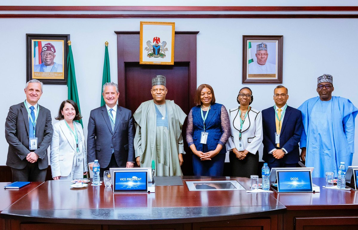 Senator Kashim Shettima (@officialsksm) on Twitter photo Vice President <a href="/KashimSM/">Kashim Shettima</a> has described Nigeria as a prime investment destination, following far-reaching economic reforms that have transformed the country’s fiscal landscape and stabilised the currency regime.
He assured both local and foreign investors of the government’s Vice President <a href="/KashimSM/">Kashim Shettima</a> has described Nigeria as a prime investment destination, following far-reaching economic reforms that have transformed the country’s fiscal landscape and stabilised the currency regime.
He assured both local and foreign investors of the government’s