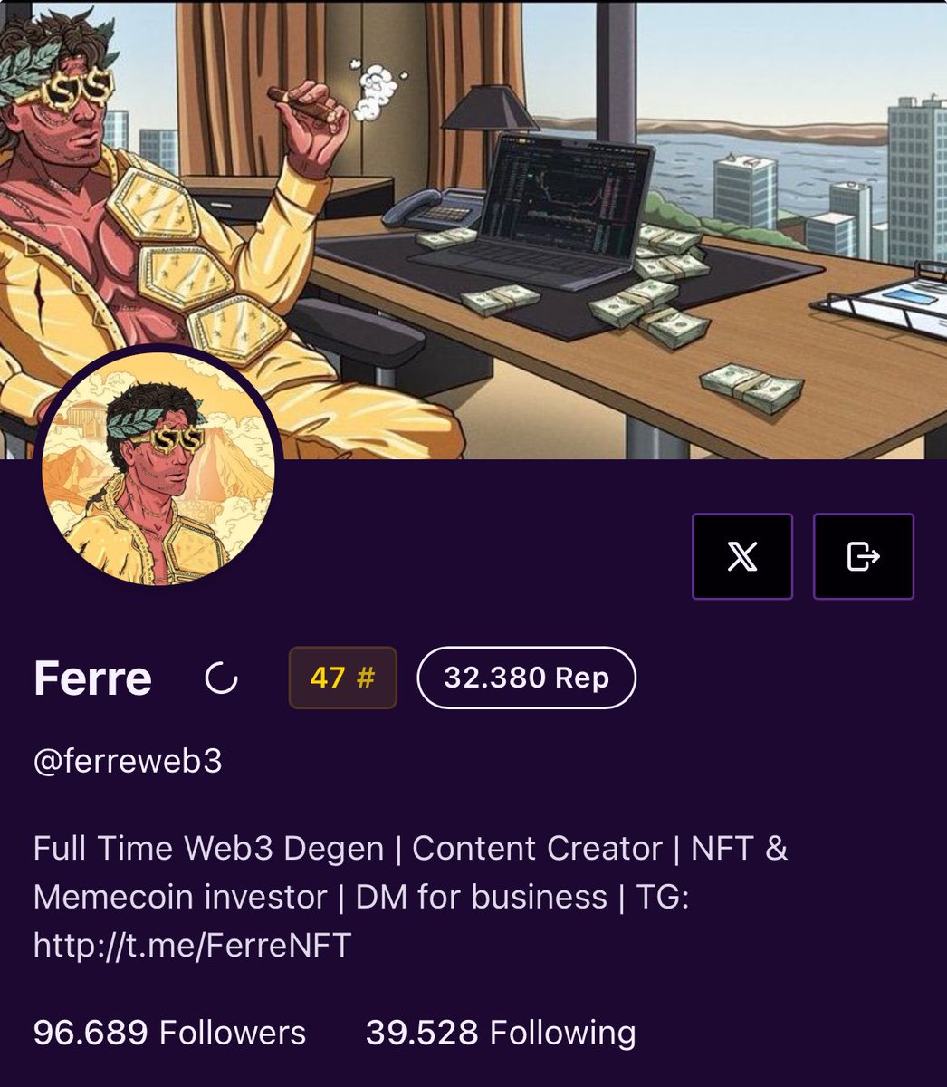 FerreWeb3's tweet photo. How Many @GiveRep do you have?  

Me: 32.380 $REP 🔥 

You? 👇🏻 @ATTNtoken https://t.co/VjD7DhgxYw