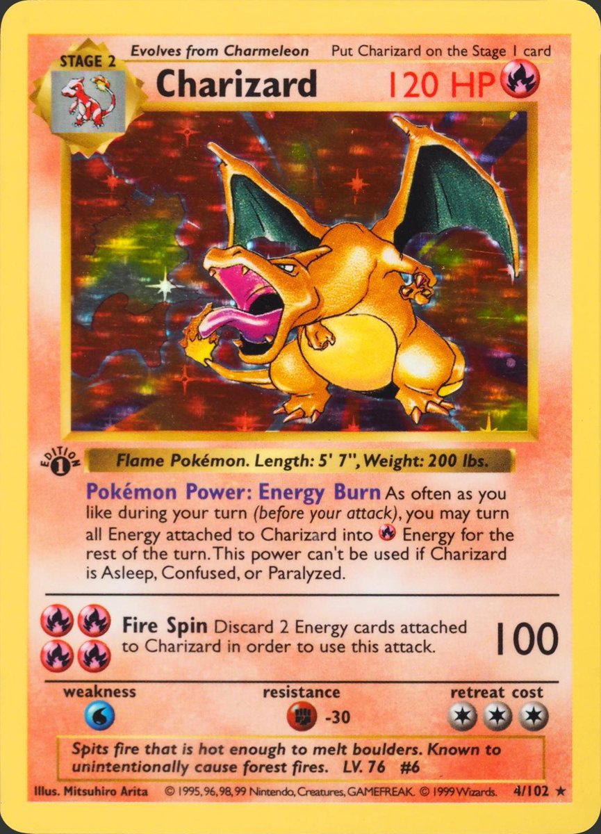 rjtriedtotweet's tweet photo. Alpha Black Lotus is the holy grail of Magic: The Gathering. Base set Charizard is the holy grail of Pokemon TCG 

What's the holy grail of One Piece Card Game? https://t.co/QZNVnMgUij