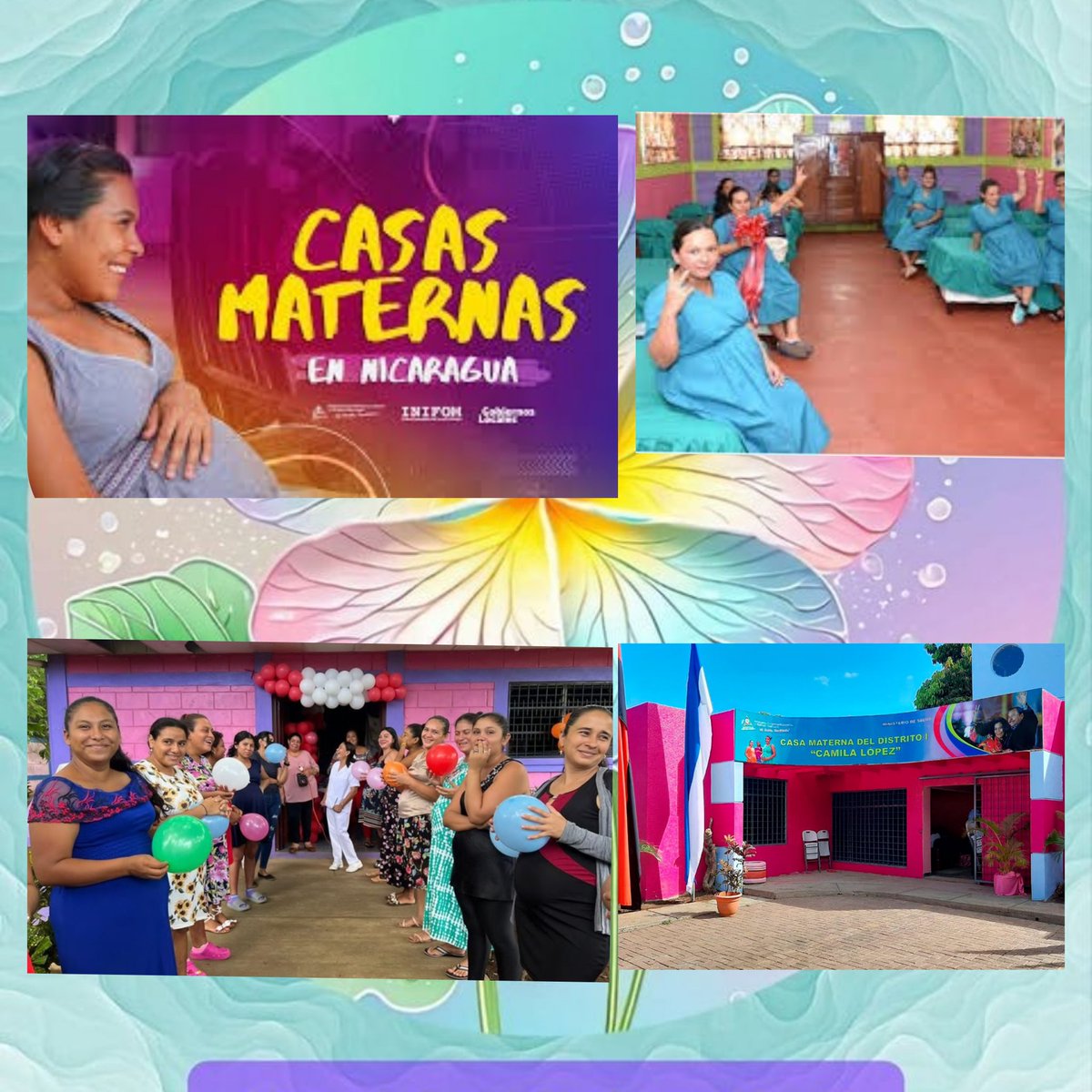 En #Nicaragua, la Red de Casas Maternas, programa reconocido por los Organ. Intern. de Salud, reafirma nuestro Compromiso como Familia, con la Vida y el Bienestar de todas las Mujeres, y de las Mujeres Madres.

¡Defendemos la vida!
#UnidosEnVictorias
<a href="/MinsaNicaragua/">Ministerio de Salud Nicaragua</a> <a href="/FloryCantoX/">Flor y Canto 🇳🇮</a>