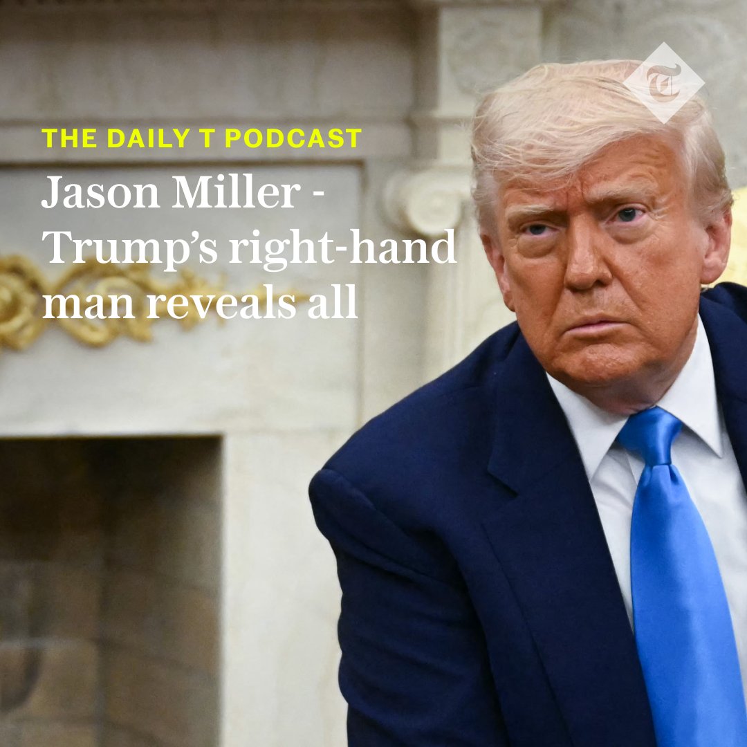 The Daily T (@dailytpodcast) on Twitter photo 🚨NEW Daily T episode:
<a href="/CamillaTominey/">Camilla Tominey</a> and <a href="/JasonMiller/">Jason Miller</a> discuss what Donald Trump is like in private, the situation in South Africa and whether the US President is a 'genius'
🎧Listen now ⬇️
telegraph.co.uk/news/2025/05/2… 🚨NEW Daily T episode:
<a href="/CamillaTominey/">Camilla Tominey</a> and <a href="/JasonMiller/">Jason Miller</a> discuss what Donald Trump is like in private, the situation in South Africa and whether the US President is a 'genius'
🎧Listen now ⬇️
telegraph.co.uk/news/2025/05/2…