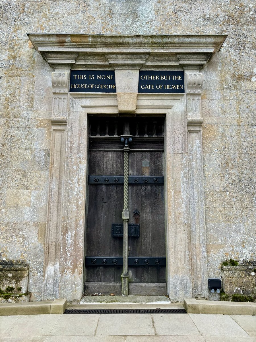 One of my favourite church doorways is into the truly unique and beautiful St. John’s Church, Little Gidding, Cambridgeshire 😍