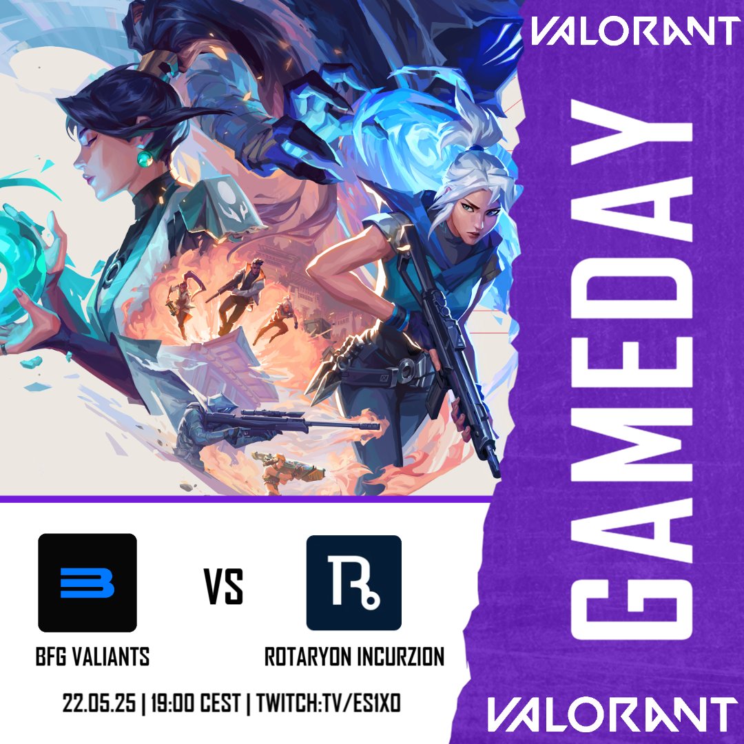 Bitfix Gaming (@bfgnorway) on Twitter photo Gameday | #VALORANT | <a href="/ggligaen/">Good Game-ligaen</a> ๐ณ๐ด
The season wraps up tonight as our BFG Valiants take on <a href="/Rotaryon/">Rotaryon</a> Incurzion at 19:00 CEST ๐ฅ
Letโs end on a high note ๐ช
๐บ twitch.tv/es1xo
๐๏ธ <a href="/ES1xo/">Erlend ๐ซ</a>
#BitfixGaming #BFGValiants #MadeInTrondheim #GGL Gameday | #VALORANT | <a href="/ggligaen/">Good Game-ligaen</a> ๐ณ๐ด
The season wraps up tonight as our BFG Valiants take on <a href="/Rotaryon/">Rotaryon</a> Incurzion at 19:00 CEST ๐ฅ
Letโs end on a high note ๐ช
๐บ twitch.tv/es1xo
๐๏ธ <a href="/ES1xo/">Erlend ๐ซ</a>
#BitfixGaming #BFGValiants #MadeInTrondheim #GGL