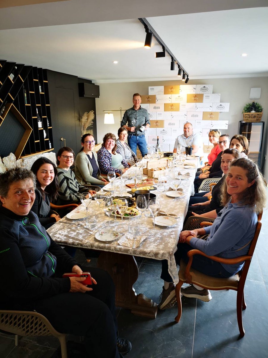 BledSlovenia's tweet photo. As part of the Bled Local Selection project, we went on a study tour today to explore good practices behind the two other Slovene collective brands Taste Laško and Sevnica Premium. 👌

#bledlocalselection #sevnica #laško  #ifeelsLOVEnia https://t.co/4knAIclfDp