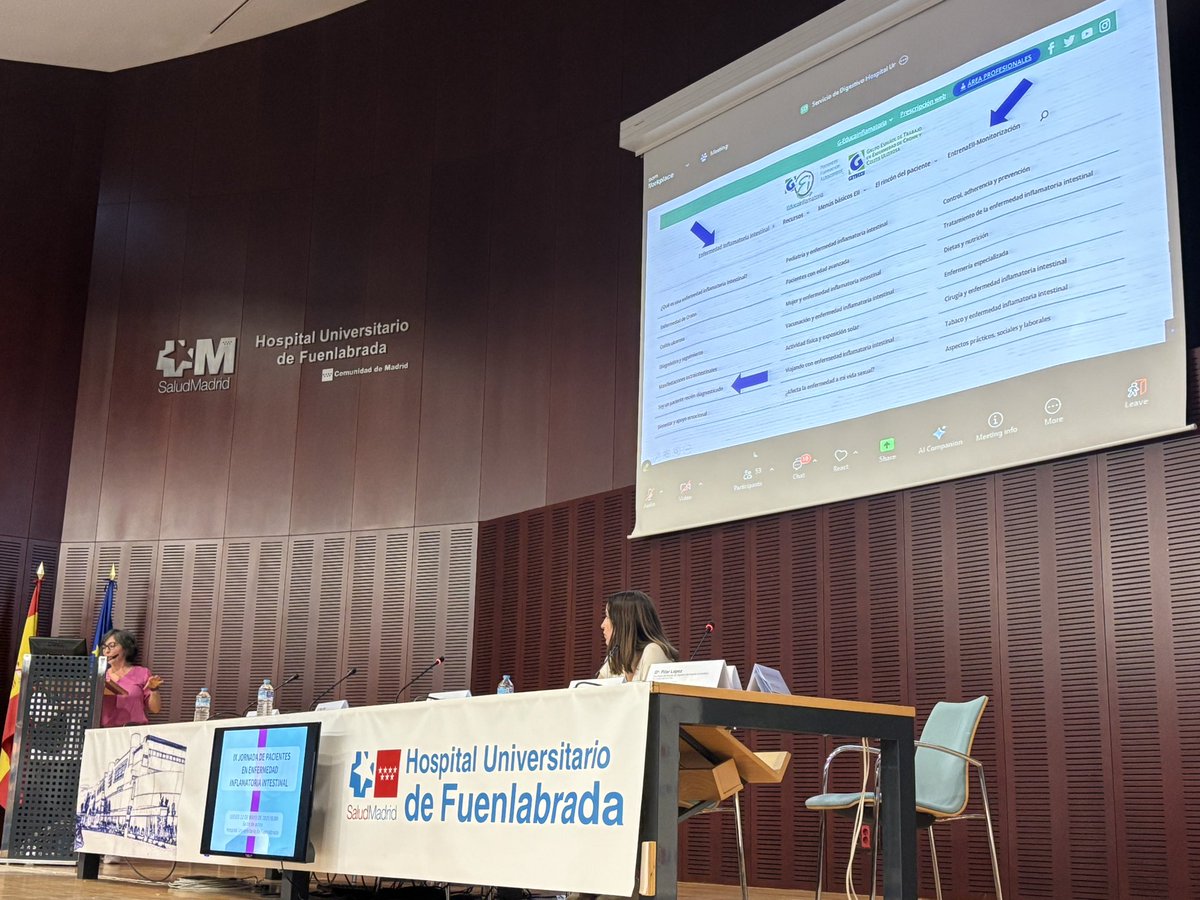 EIIFuenlabrada (@eiifuenlabrada) on Twitter photo No podría haber unas jornadas de #EII sin destacar el papel de enfermería
<a href="/DigestivoHufa/">Digestivo HU Fundación Alcorcón</a> <a href="/GETEII/">GETEII</a> <a href="/geteccu/">GETECCU</a> <a href="/EntrenaEII/">G-EducaInflamatoria</a> No podría haber unas jornadas de #EII sin destacar el papel de enfermería
<a href="/DigestivoHufa/">Digestivo HU Fundación Alcorcón</a> <a href="/GETEII/">GETEII</a> <a href="/geteccu/">GETECCU</a> <a href="/EntrenaEII/">G-EducaInflamatoria</a>