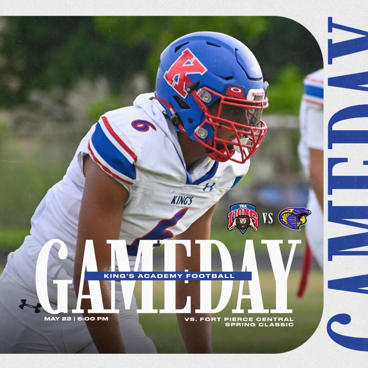 TKALions's tweet image. Come out tonight at 6 pm for spring football! #tkafootball 🏈

@TKALionsFB @TKAWPB @ESPNWestPalm @ESPNTop63 @EraPrep