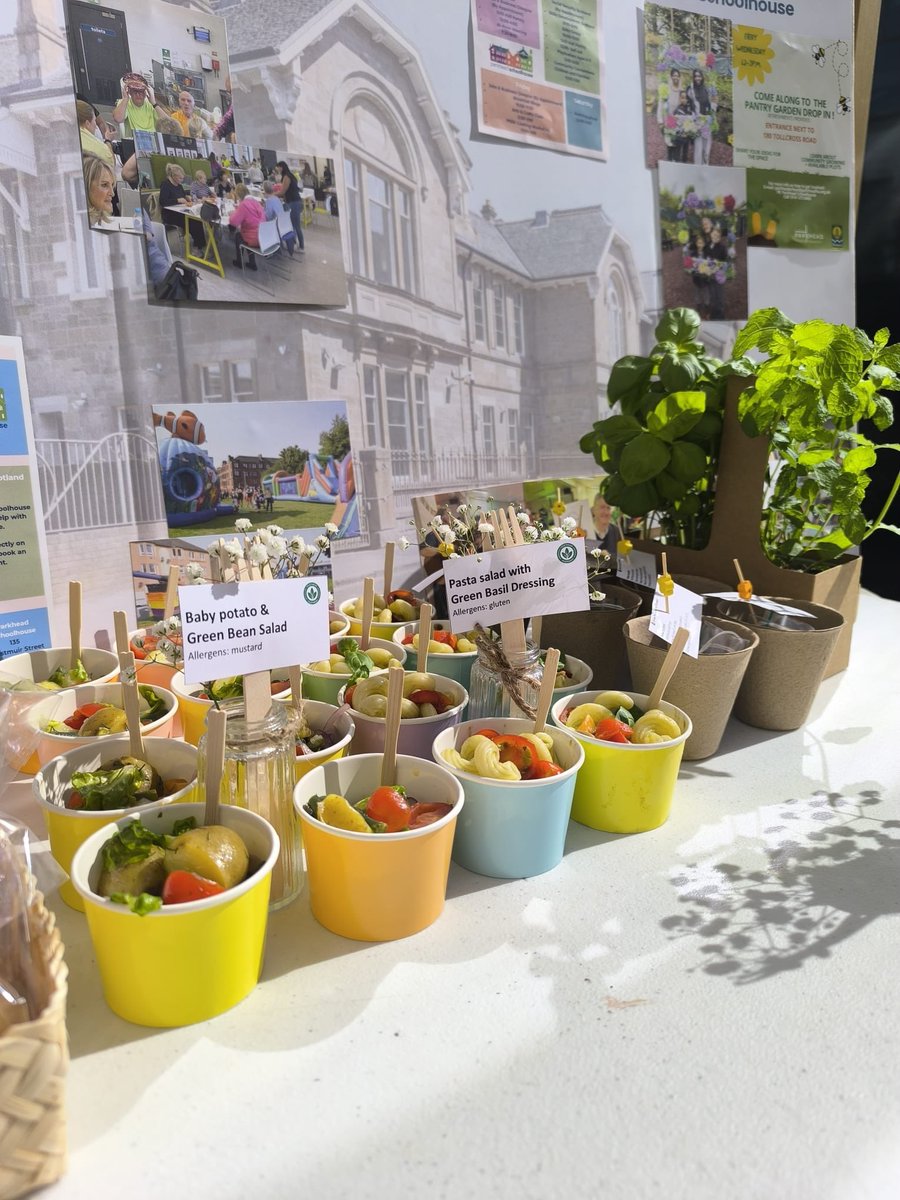 Some snaps from our stall today at the new Parkhead Hub, promoting our Pantry and Community Connections project. Ania and Dagamara’s baking was well received - they can show you how to make these and much more at our upcoming cooking block, starting in June!