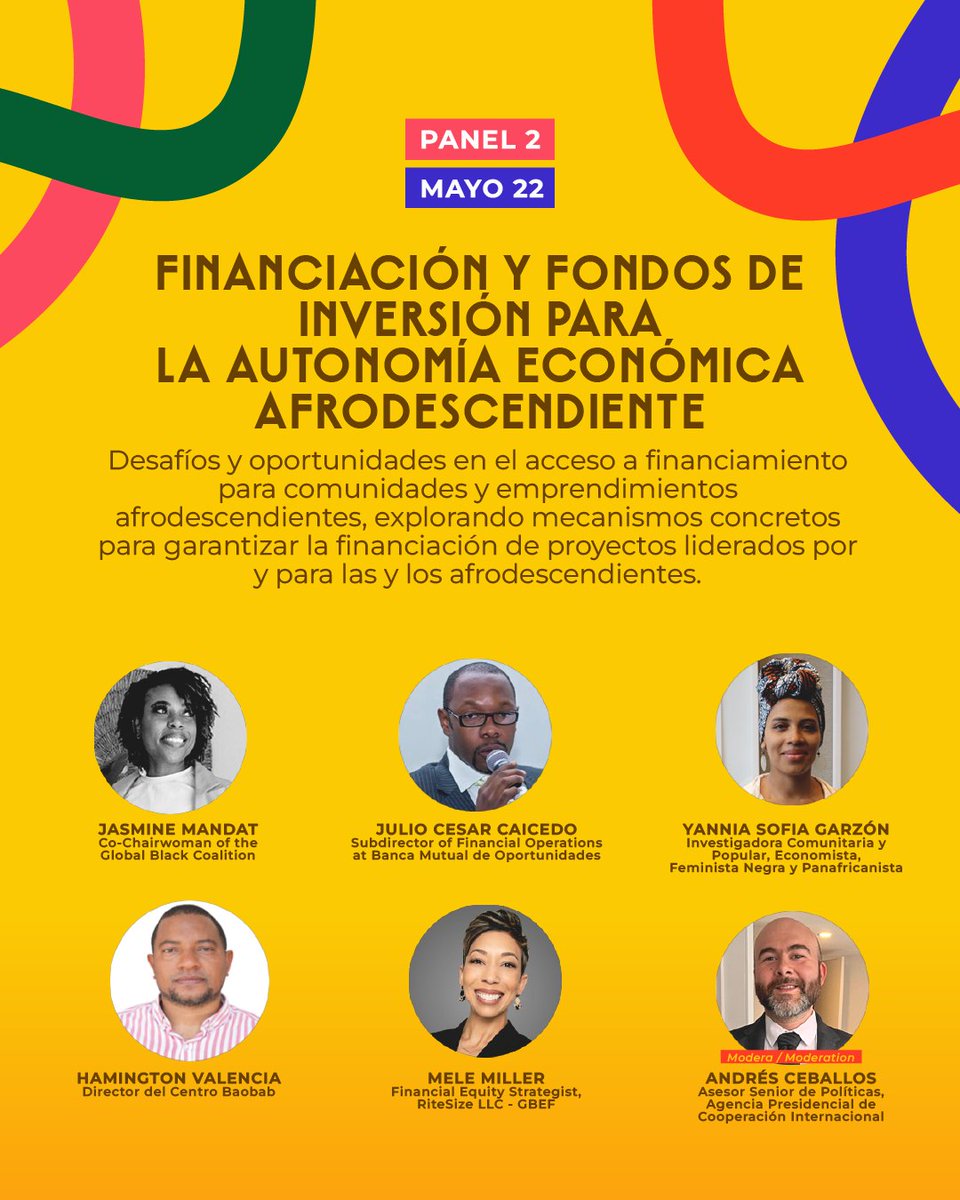 Iniciamos la segunda jornada del Foro Internacional en Cali con la Conferencia de Apertura “El futuro del trabajo, la riqueza, la salud y la participación política de las y los afrodescendientes”.

Súmate en nuestras redes al diálogo #SomosHerenciaAfricana.