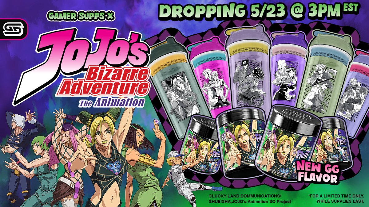 •°Goblin°• (@goblingarbage_) on Twitter photo I have to admit, I've never seen JoJo's 🥲
But I know plenty of you have, so if you pick up this <a href="/GamerSupps/">Gamer Supps®</a> collab, use code GOBLIN 💖 I have to admit, I've never seen JoJo's 🥲
But I know plenty of you have, so if you pick up this <a href="/GamerSupps/">Gamer Supps®</a> collab, use code GOBLIN 💖