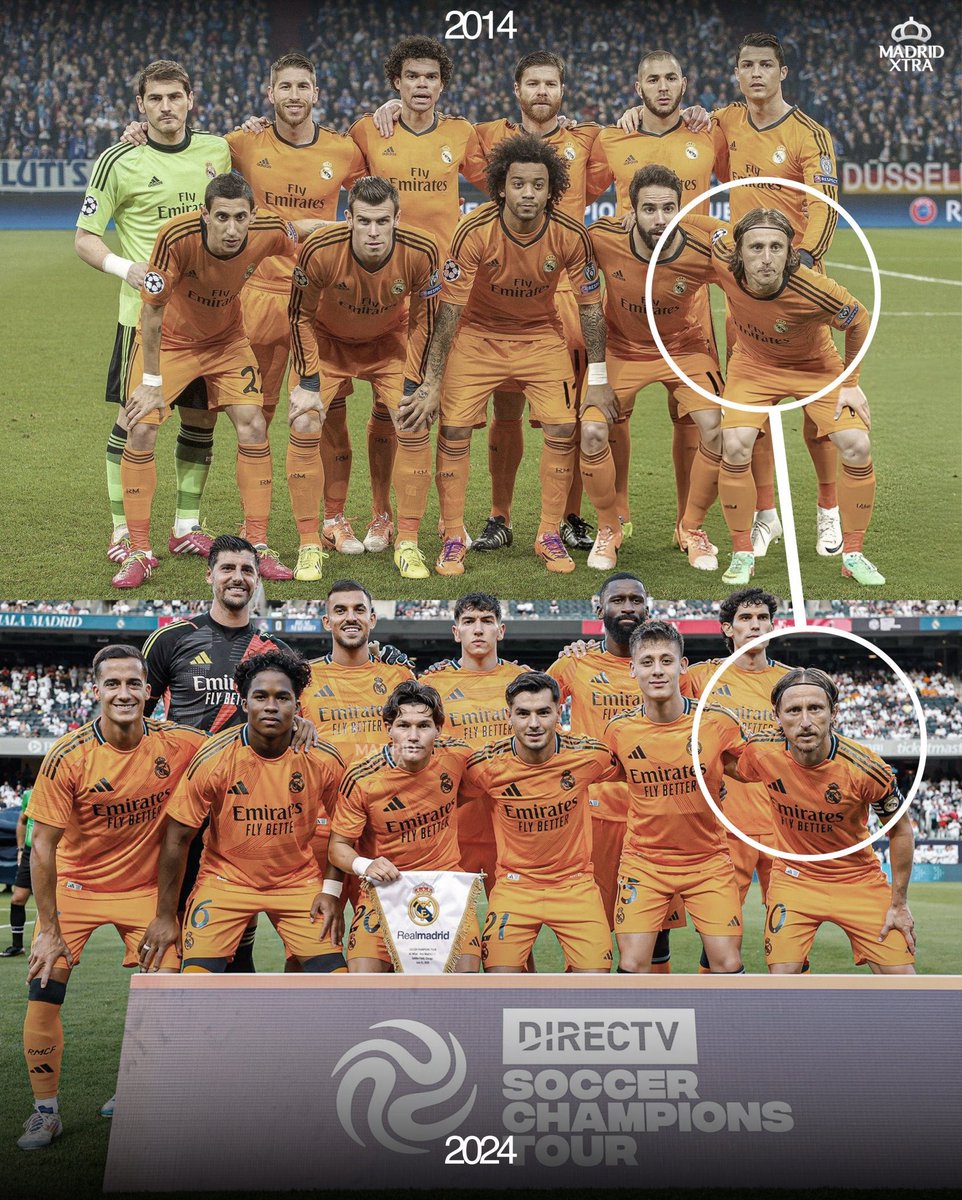 MadridXtra's tweet photo. 10 years. 6 UCLs. 1 Luka Modric. https://t.co/ccHviMJZq1
