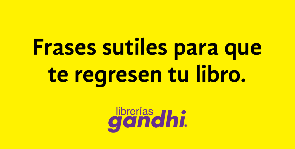 Librerías Gandhi tweet media