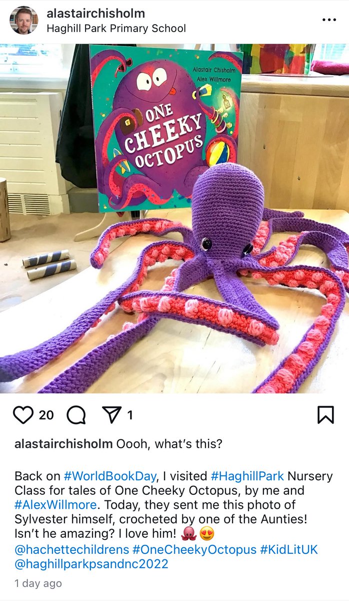 Haghill Park ELCC (@elccpark) on Twitter photo Shared on instagram <a href="/alastair_ch/">Alastair Chisholm</a> we are happy to hear that you liked #Sylvesteronecheekyoctupus Shared on instagram <a href="/alastair_ch/">Alastair Chisholm</a> we are happy to hear that you liked #Sylvesteronecheekyoctupus