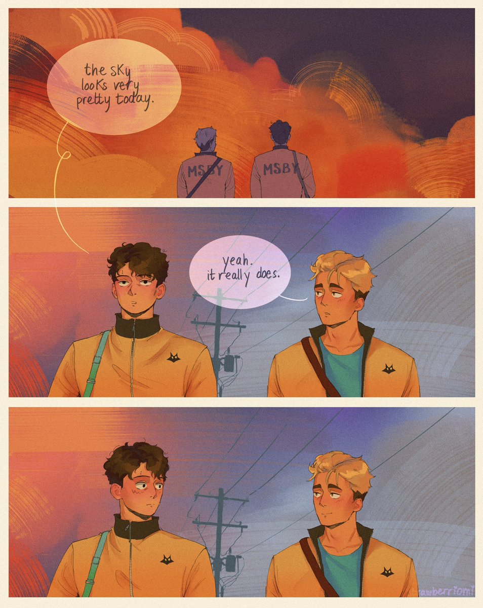 sunset 🌅 #sakuatsu #haikyu #atsumumiya #sakusa