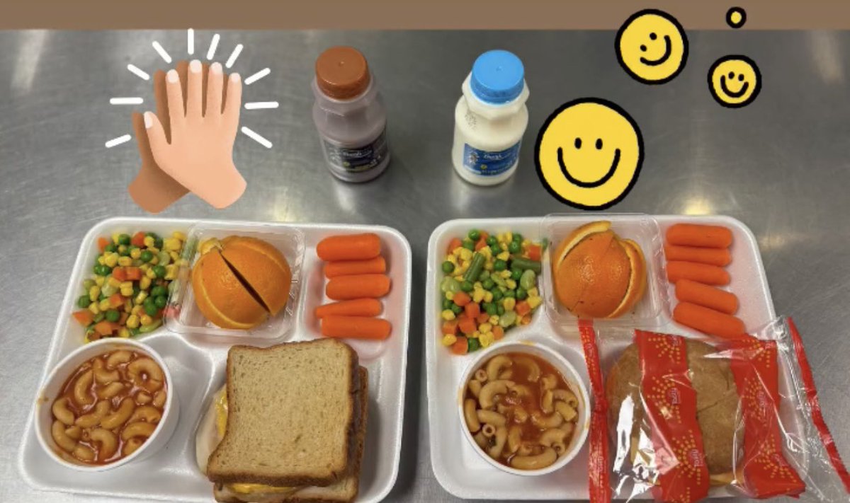 Susan Sanchez : CNS Manager lll (@sanchez_hms_ies) on Twitter photo Hi ๐๐ป Cavaliers!! ๐ฌTodayโs Menu: Hot Ham & Cheese Sandwich ๐ฅช or Ham & Cheese Croissant ๐ฅ both with Mexican Macaroni, Steamed Mixed Veggies ๐ฅ, Baby Carrots ๐ฅ, Orange ๐ with Tajin and Variety of Milk ๐ฅ๐๐๐ป #Allin #TeamSisd <a href="/SocorroISD/">Socorro ISD</a> <a href="/HERNANDO_MS/">Dr. Jesse A. Sepulveda</a> <a href="/RNava_HMS/">Raul Nava Jr.</a> <a href="/DNavariz_HMS/">Dr. Danielle Navariz</a> Hi ๐๐ป Cavaliers!! ๐ฌTodayโs Menu: Hot Ham & Cheese Sandwich ๐ฅช or Ham & Cheese Croissant ๐ฅ both with Mexican Macaroni, Steamed Mixed Veggies ๐ฅ, Baby Carrots ๐ฅ, Orange ๐ with Tajin and Variety of Milk ๐ฅ๐๐๐ป #Allin #TeamSisd <a href="/SocorroISD/">Socorro ISD</a> <a href="/HERNANDO_MS/">Dr. Jesse A. Sepulveda</a> <a href="/RNava_HMS/">Raul Nava Jr.</a> <a href="/DNavariz_HMS/">Dr. Danielle Navariz</a>