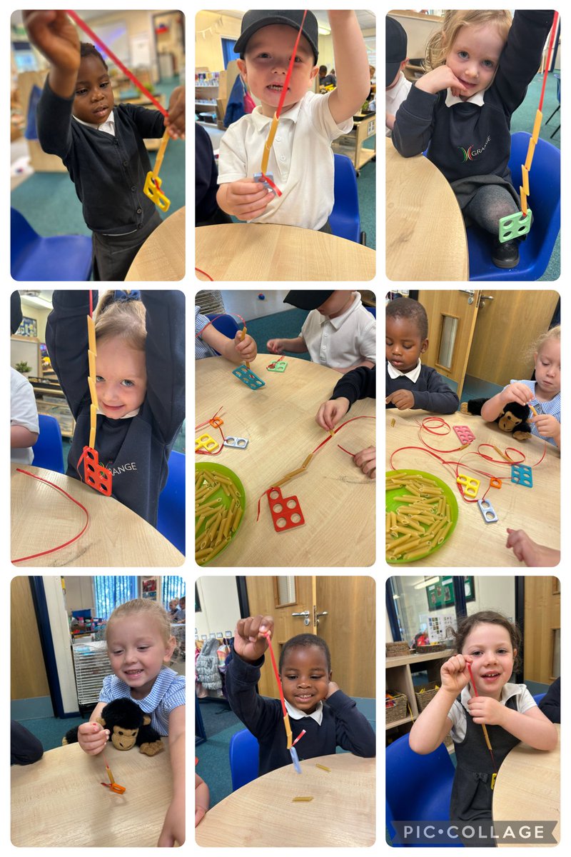Nursery have been using fine motor skills to thread the correct amount of pasta for their numbers. #FineMotorSkills #EYFS #NumberRecognition <a href="/GrangeMissP/">Miss Pope</a> <a href="/GrangeMissWri/">MissWright</a> <a href="/GrangeMrsCon/">Mrs Connolly</a> <a href="/GrangeMissCl/">Miss Clarke</a> <a href="/GrangeMissA/">GrangeMissA</a>