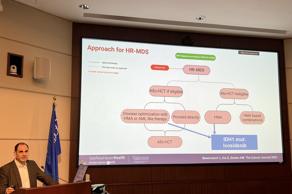 Mohamed Kharfan-Dabaja, MD, MBA (@mkd_bmt) on Twitter photo It is a true honor to host <a href="/Dr_AmerZeidan/">Amer Zeidan MBBS,MHS عامر زيدان</a> who is presenting an inspiring lecture at our Mayo Clinic Comprehensive Cancer Center grand rounds on advances and remaining challenges in myelodysplastic syndrome. <a href="/MayoClinic/">Mayo Clinic</a> <a href="/RManochakian/">Rami Manochakian MD, FASCO Cancer Education</a> It is a true honor to host <a href="/Dr_AmerZeidan/">Amer Zeidan MBBS,MHS عامر زيدان</a> who is presenting an inspiring lecture at our Mayo Clinic Comprehensive Cancer Center grand rounds on advances and remaining challenges in myelodysplastic syndrome. <a href="/MayoClinic/">Mayo Clinic</a> <a href="/RManochakian/">Rami Manochakian MD, FASCO Cancer Education</a>