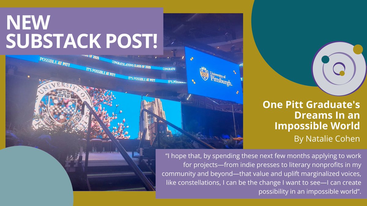 📣Graduation season is upon us, and constellations' editorial assistant Natalie Cohen has some inspiring words to share about her bright future in an uncertain time!

🔗Visit the link in our bio to read our latest post!

#TeamRhetoric #Blog #AcademicChatter #Graduate #RhetComp