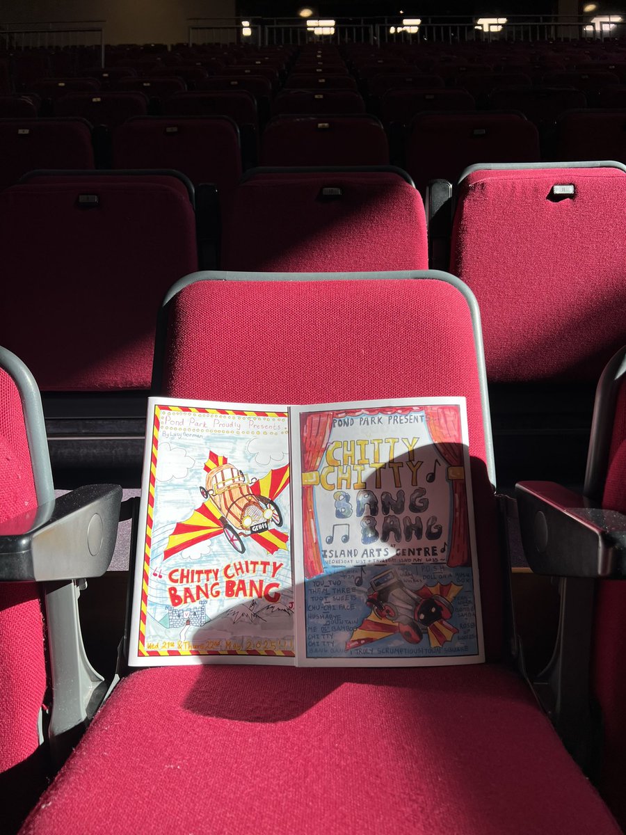 It’s almost time for night two of our P7 Musical ‘Chitty Chitty Bang Bang’. Programmes are available to buy on entry. Congratulations to Lucy Gorman and Lucy Allen who designed our winning covers 🎶🎤🎨🎭