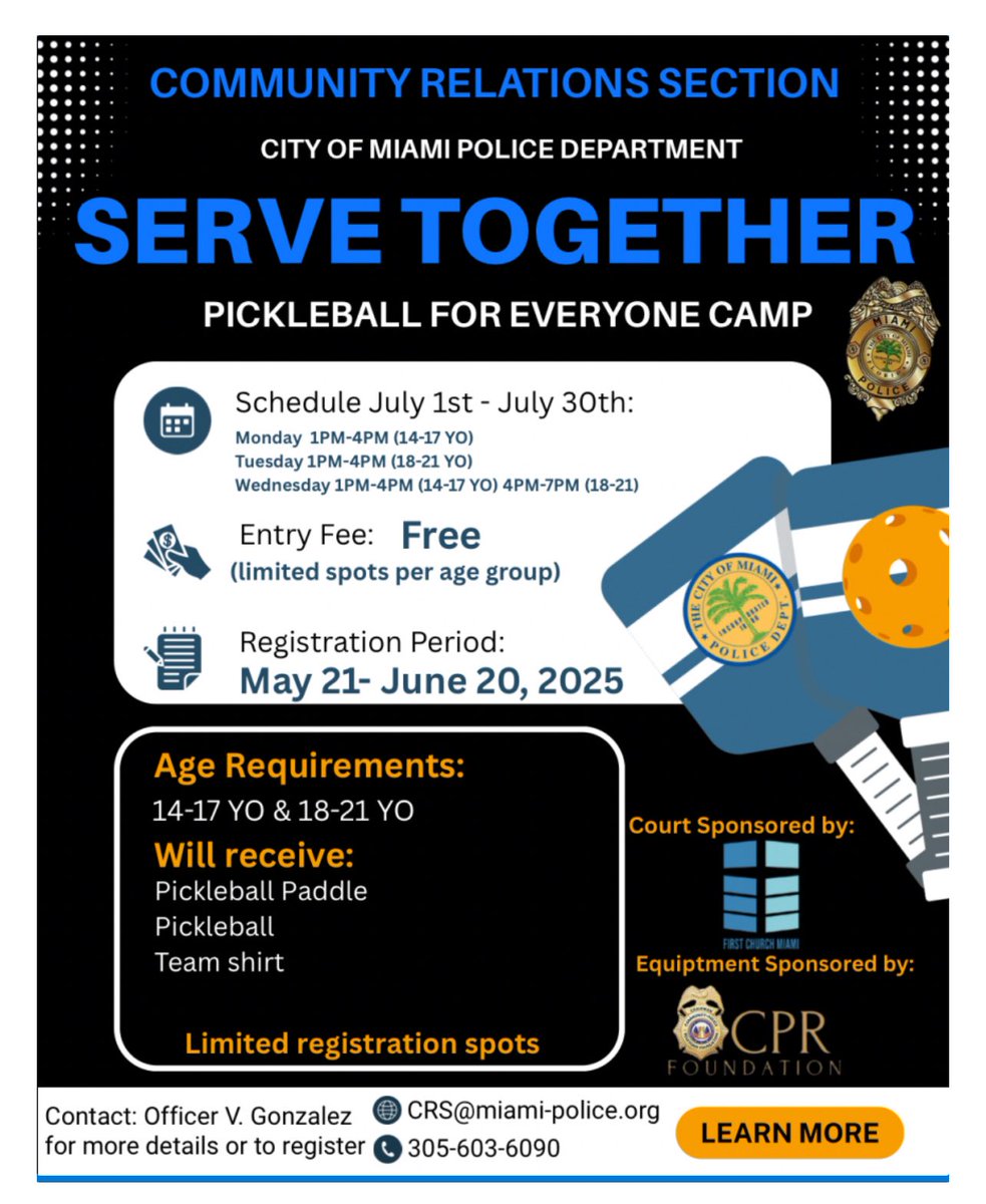Join Our Pickleball Camp! 🏓 Ready to level up your game and have a blast on the court? Whether you're a beginner or a seasoned player, our camp offers expert coaching, fun drills, and competitive play in a welcoming environment.
