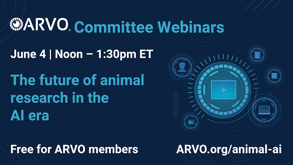 Step into the future with <a href="/ARVOinfo/">ARVO</a> on June 4! Explore how AI is changing the game in animal research, improving efficacy, cutting costs, and promoting ethical practices in #VisionScience and #ophthalmology. Sign up to secure your spot today: bit.ly/4k595ED