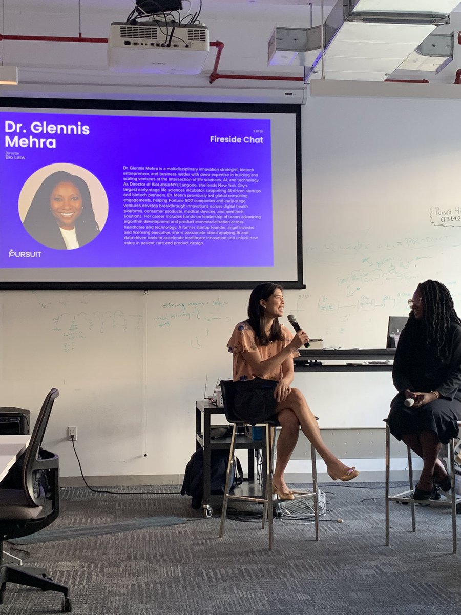 AInativebuilder's tweet photo. Shared my AI-powered Medication Automation Reminder System with @Glennis_mehra (Dir. @BioLabsNYULangone) during a fireside chat at @pursuit led by @joannapatterson.

Her feedback? Visionary. This is just the beginning.

#MARSapp #AInativebuilder #PursuitBuilds #HealthTech #AI https://t.co/bSqZzhRpvg