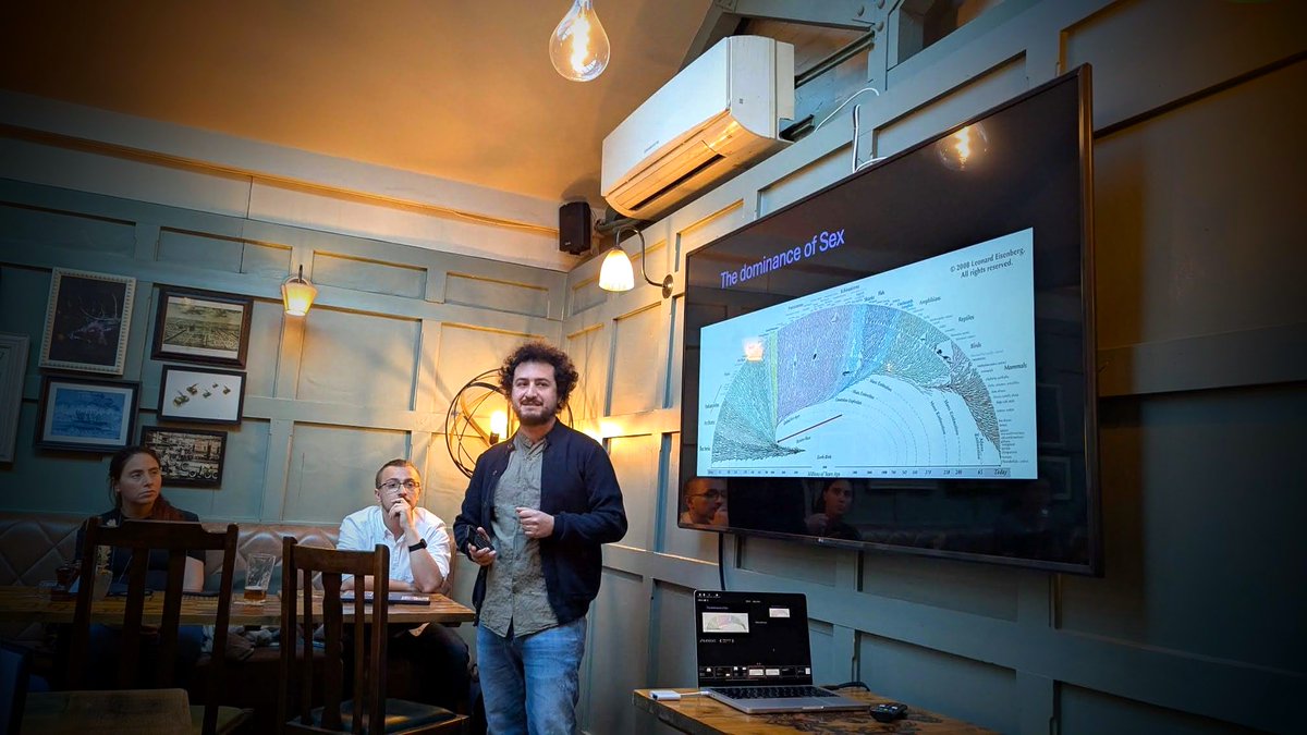 Sergio Latorre (@smlatorreo) on Twitter photo Thanks for having me at #pint25
Great discussing #evolution and #pandemics with such a wonderful audience
<a href="/pintofscience/">Pint of Science UK</a> <a href="/ucl/">UCL</a> <a href="/CloeFor/">CLOE: UCL Centre for Life's Origins and Evolution</a> <a href="/uclbiosciences/">UCL Biosciences</a> Thanks for having me at #pint25
Great discussing #evolution and #pandemics with such a wonderful audience
<a href="/pintofscience/">Pint of Science UK</a> <a href="/ucl/">UCL</a> <a href="/CloeFor/">CLOE: UCL Centre for Life's Origins and Evolution</a> <a href="/uclbiosciences/">UCL Biosciences</a>
