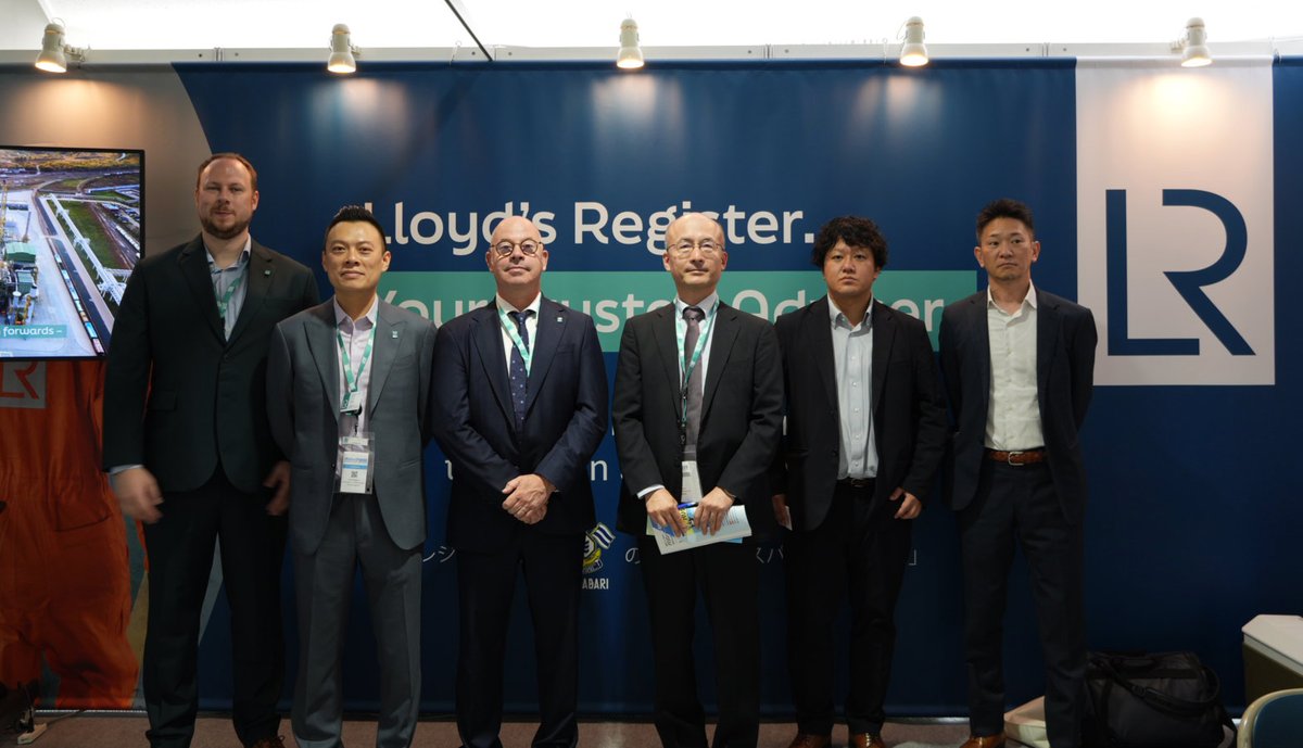 Lloyd's Register (@lloydsregister) on Twitter photo Meet the LR team at Bari-Ship on stand A2-10, including experts from <a href="/LROneOcean/">Lloyd's Register OneOcean</a>, @OceanTechGroup and our Advisory solutions team, to explore how we can support your energy transition and digitalisation goals.
#BariShip2025 #Japan #Maritime #EnergyTransition #Digtalisation Meet the LR team at Bari-Ship on stand A2-10, including experts from <a href="/LROneOcean/">Lloyd's Register OneOcean</a>, @OceanTechGroup and our Advisory solutions team, to explore how we can support your energy transition and digitalisation goals.
#BariShip2025 #Japan #Maritime #EnergyTransition #Digtalisation