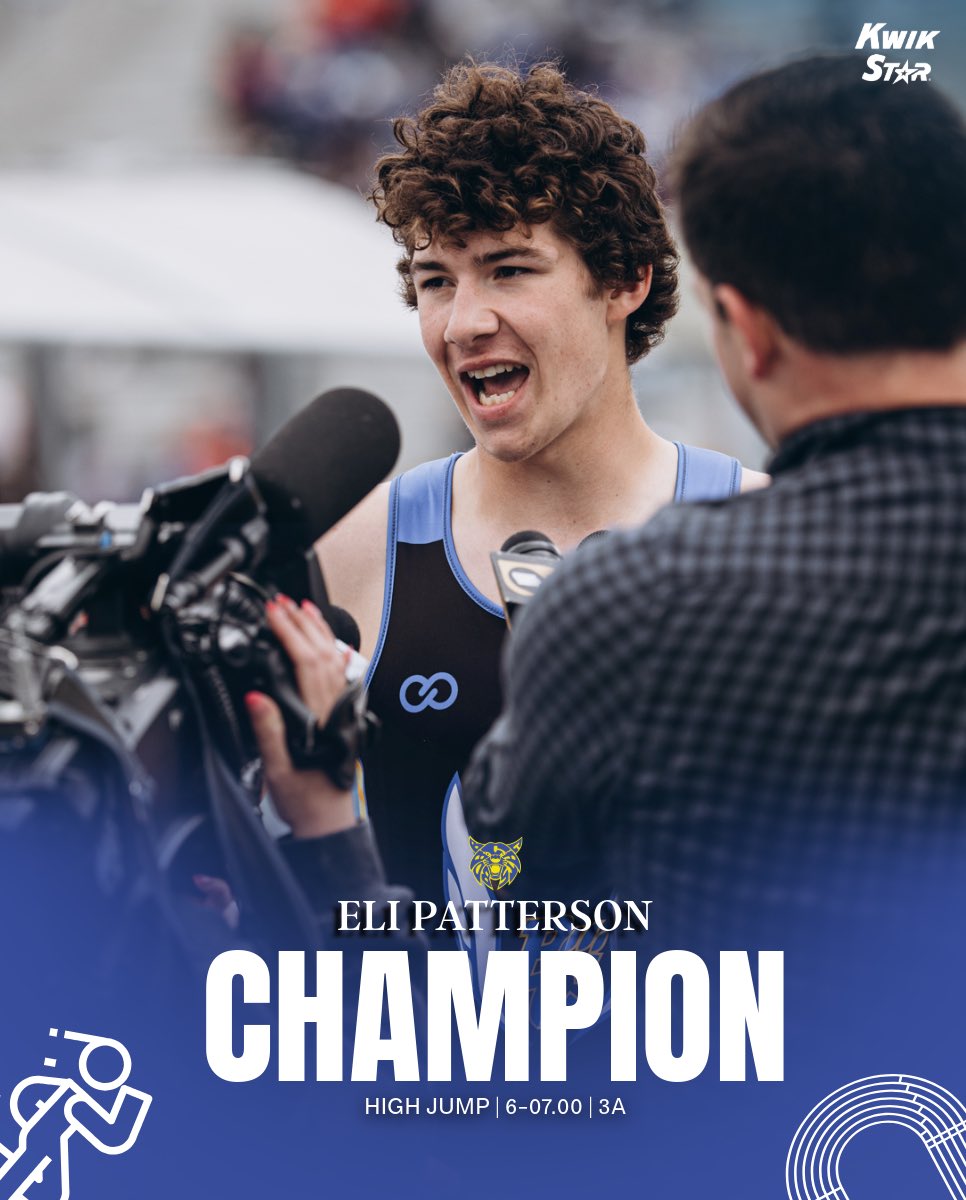 🚨𝗕𝗢𝗬𝗦 𝟯𝗔 𝗛𝗜𝗚𝗛 𝗝𝗨𝗠𝗣 𝗖𝗛𝗔𝗠𝗣𝗜𝗢𝗡🚨

Eli Patterson gets the win in the 3A High Jump 🔥

#iahstrk Dylan Shoemaker