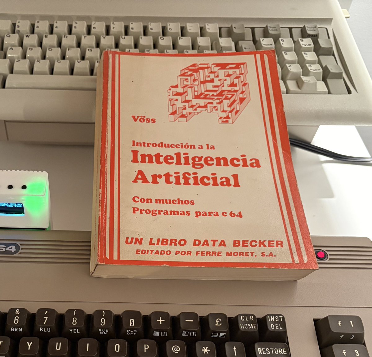 romheat's tweet photo. @MuseumCommodore I’ve had this since 1985 — 40 years ago! I should put in my CV that I’ve been into AI for ages! 🤣🤣🤣 https://t.co/9p5BfseHWg