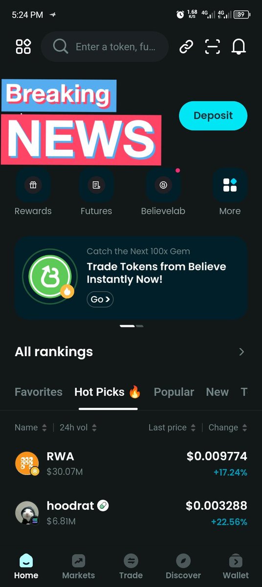 iam_faruken's tweet photo. Just updated my @BitgetWallet wallet and mehhn, the new interface is smooth, modern, and super intuitive 👌🏽
Love the fresh look and how easy it is to navigate...shit feels like a whole new experience
Shoutout to #Bitget for always leveling up
#CryptoWallet #Web3 #BitgetUpdate https://t.co/hX8X8Zwpvh