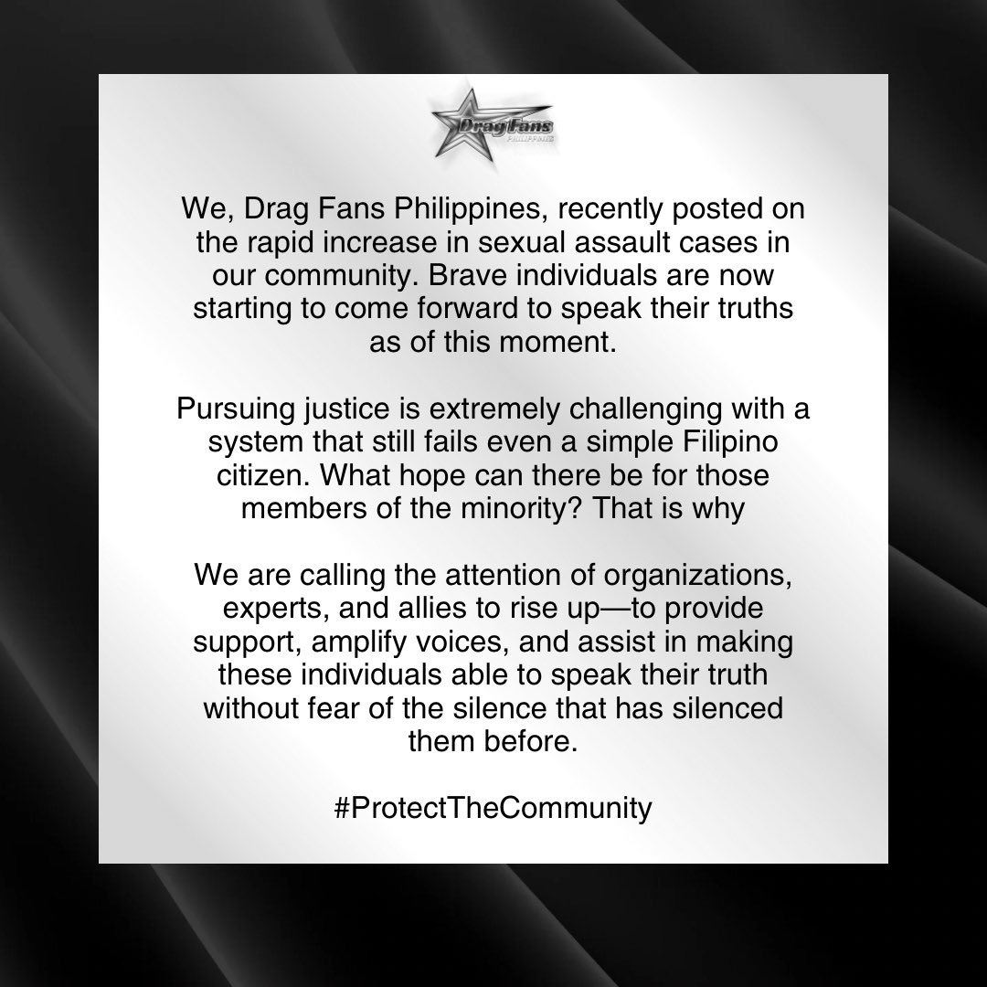 DragFansPH's tweet photo. #ProtectTheCommunity

@sarahelago @GabrielaWomenPL @AkbayanParty @vinceliban @RepPerci https://t.co/fhkfyVTIqC