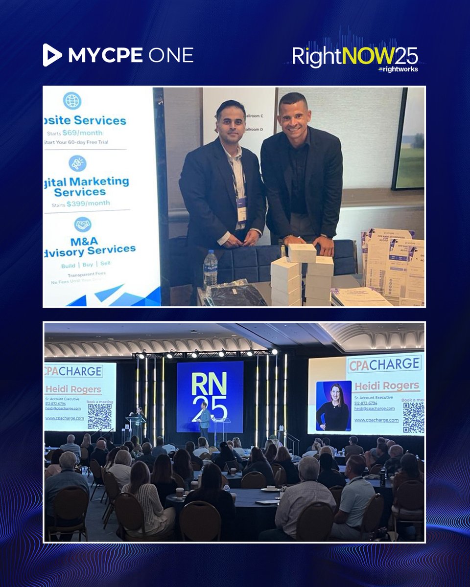 mycpeone's tweet image. RightNOW25 → Done ✅

3 days of insights, connections &amp;amp; big ideas. Grateful to all who stopped by Booth #20 — here’s to scaling smarter together!

#MYCPEONE #RightNOW2025 #AccountingSolutions