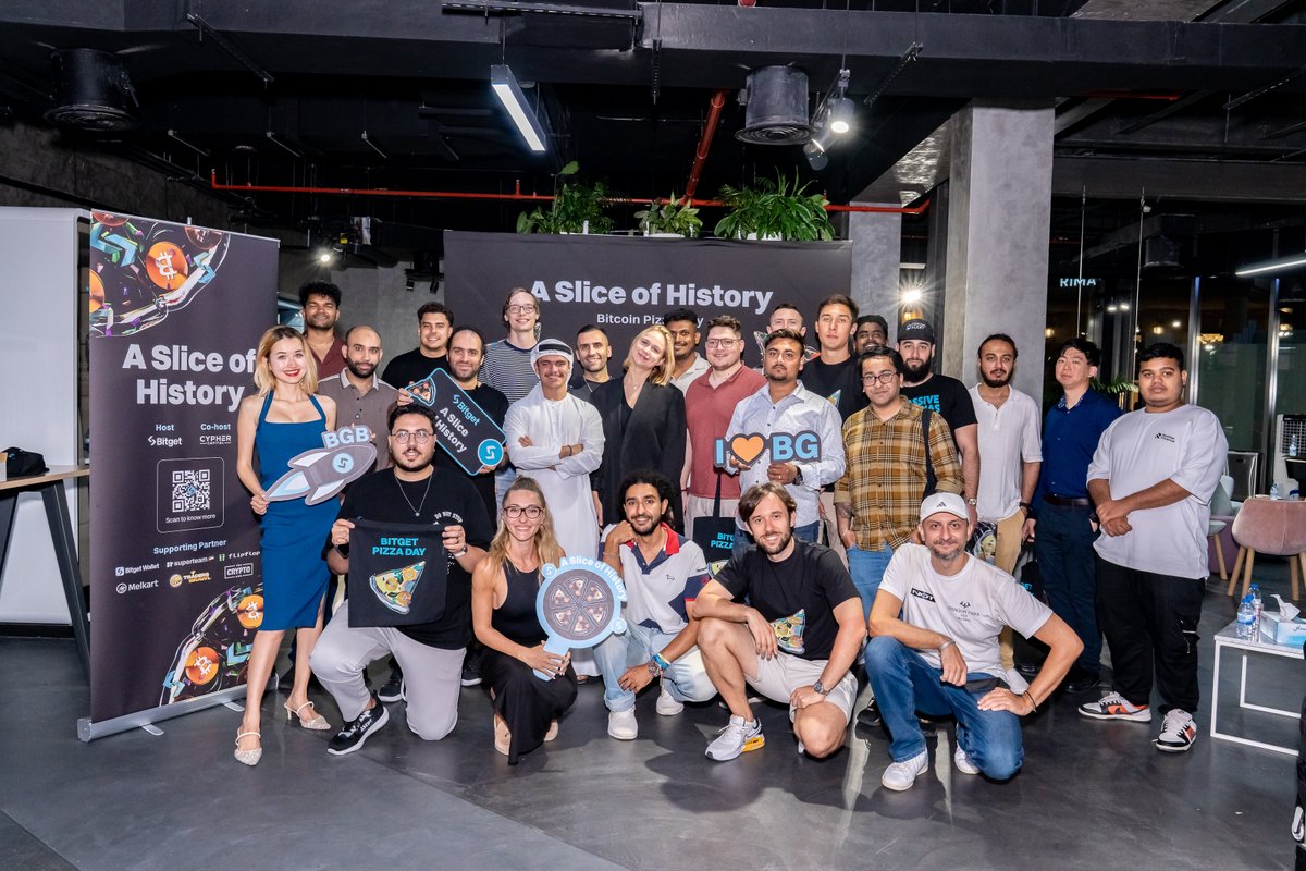 Superteam UAE (@superteamae) on Twitter photo bitcoin pizza day was a hit
great talks, amazing people, and even better pizza. Huge thanks to our partners <a href="/BitgetMENA/">Bitget MENA</a> and <a href="/cypher_capital/">Cypher Capital</a> , and to everyone who joined us in Dubai bitcoin pizza day was a hit
great talks, amazing people, and even better pizza. Huge thanks to our partners <a href="/BitgetMENA/">Bitget MENA</a> and <a href="/cypher_capital/">Cypher Capital</a> , and to everyone who joined us in Dubai