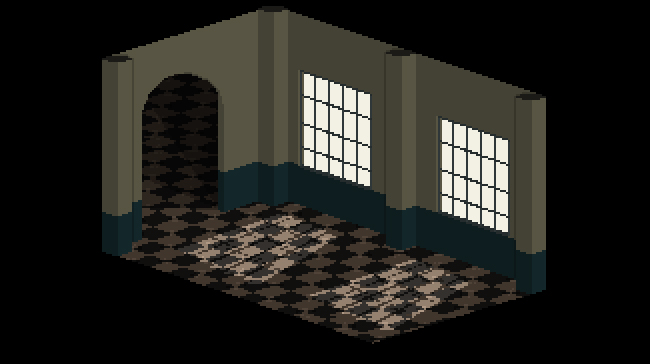 vbgamecoding's tweet image. An isometric hallway #pixelart #gamedev #pointandclick #gamedevelopment #indiedev #ドット絵.