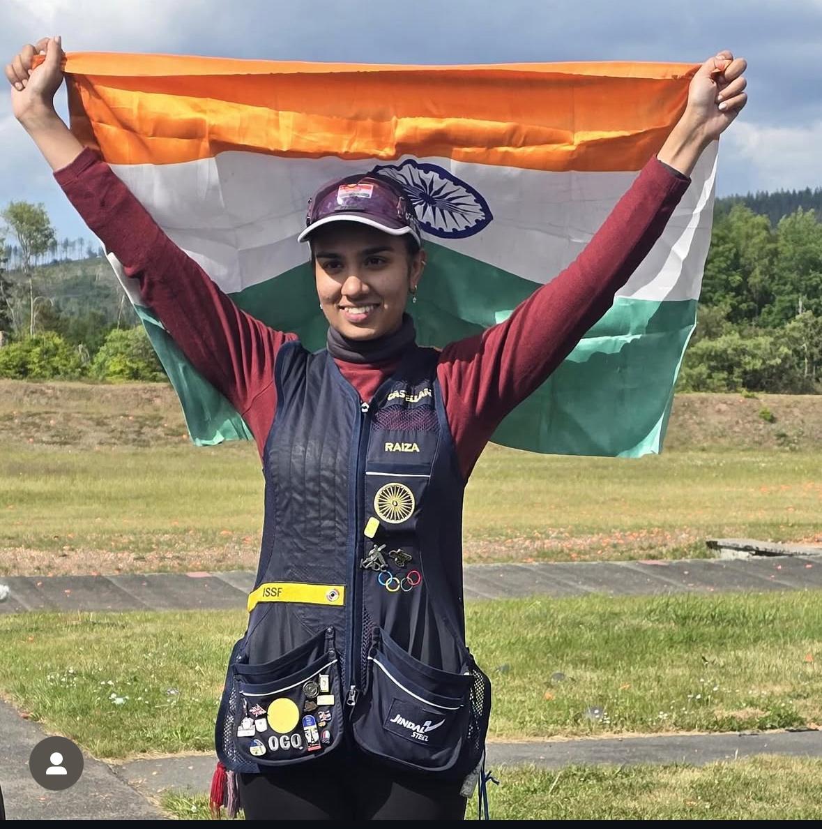 JindalSteel_In's tweet photo. Silver for Raiza, pride for India!
Congratulations to Raiza Dhillon on winning silver in women's skeet at the ISSF Junior World Cup 2025. Proud to support athletes who represent the true #SteelOfIndia – strong, sharp, and rising. 
https://t.co/4w6Du2W9Ae https://t.co/SKxtVgolX0