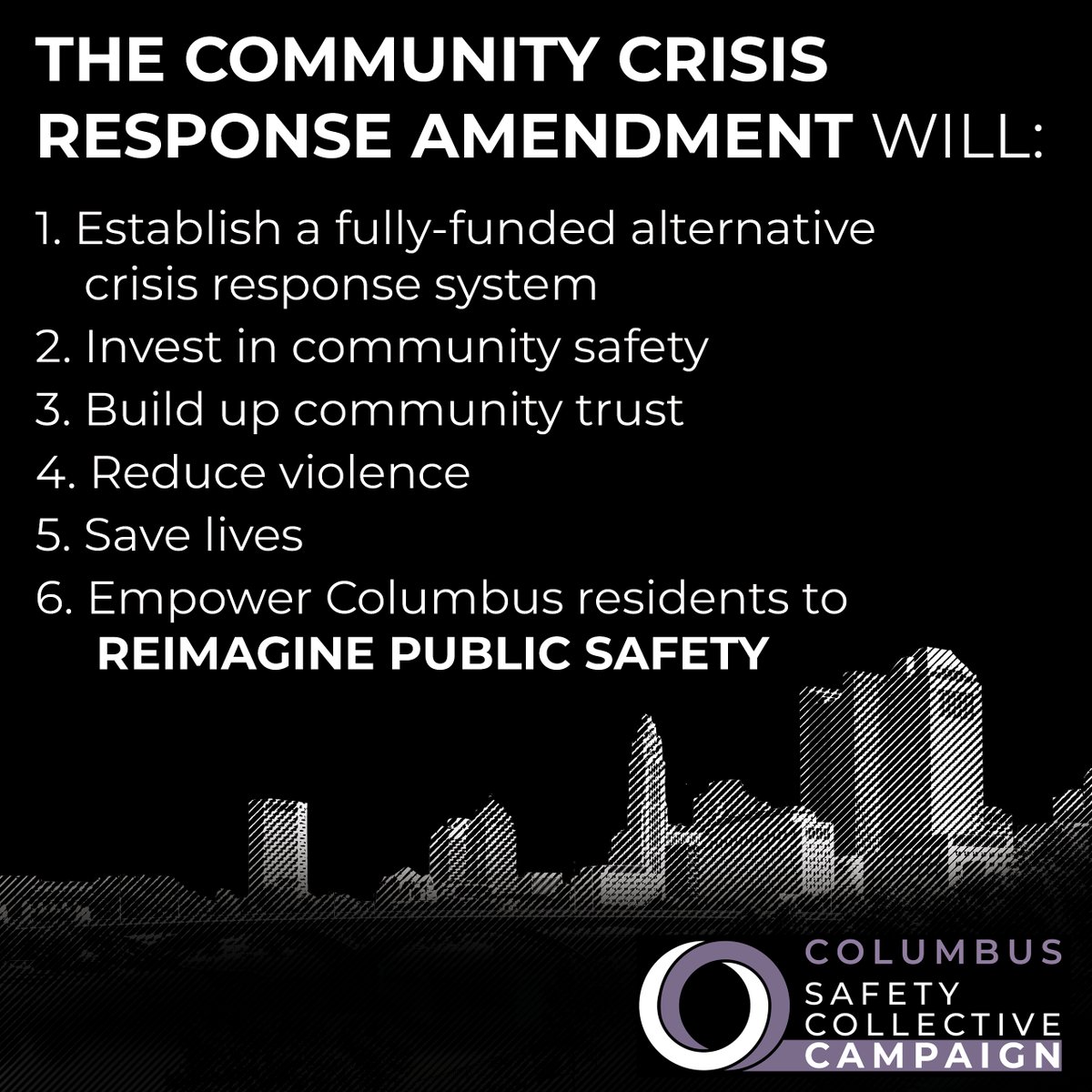 ☀️It's a busy holiday weekend in Columbus, and our field team will be collecting signatures all weekend!

📋Find us at an event near you to sign the petition for a fully-funded alternative response system.

mobilize.us/columbussafety…