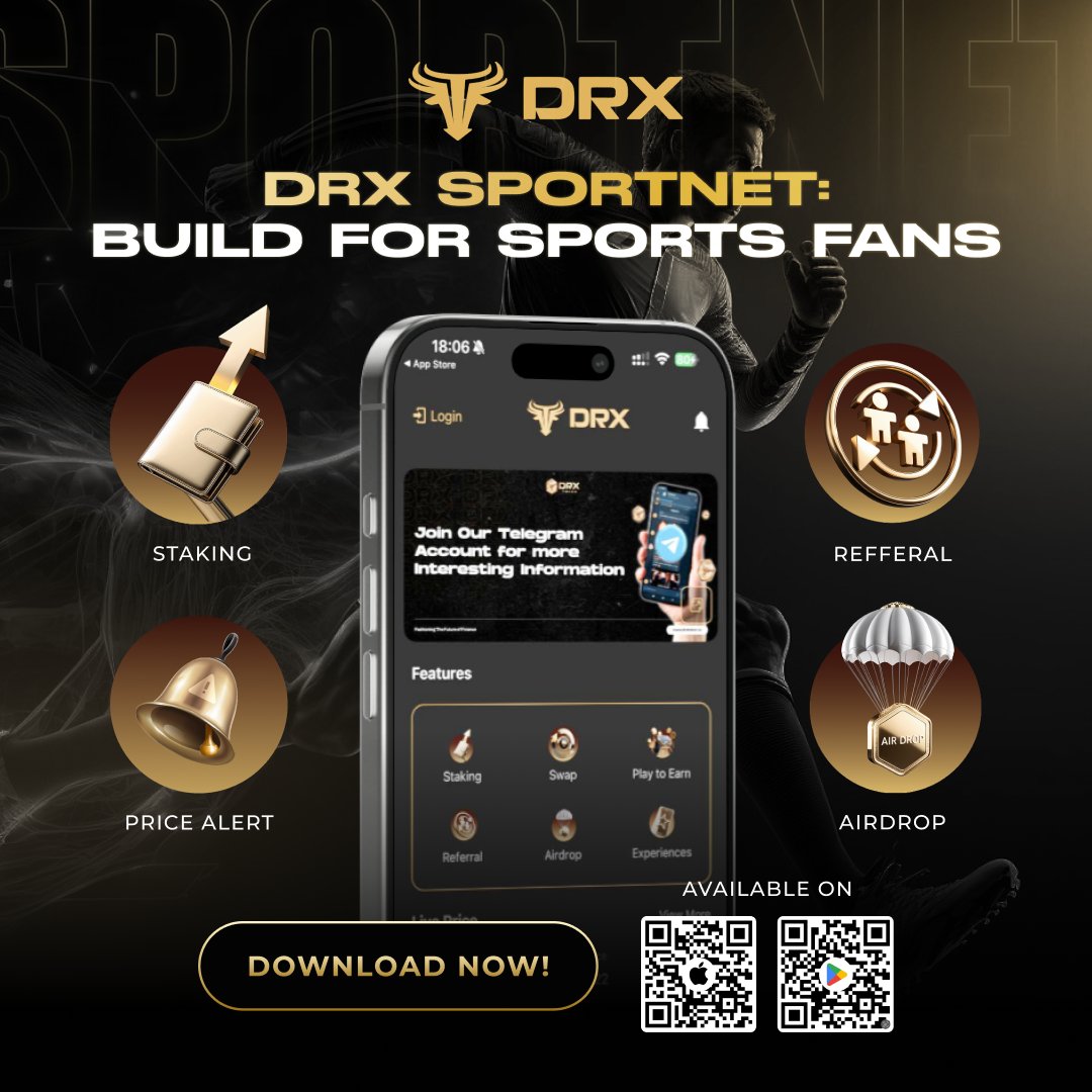 eclipsemaxi's tweet photo. Never miss a moment.
With @DRXTokenGlobal Sportnet, every score, play, and highlight hits your screen instantly.
For fans who live the game, not just watch it.
Tap in now.
You can download the DRX app on play store
#DRXSportnet #RealTimeSports #FanFirst https://t.co/x5Mesy5iiv