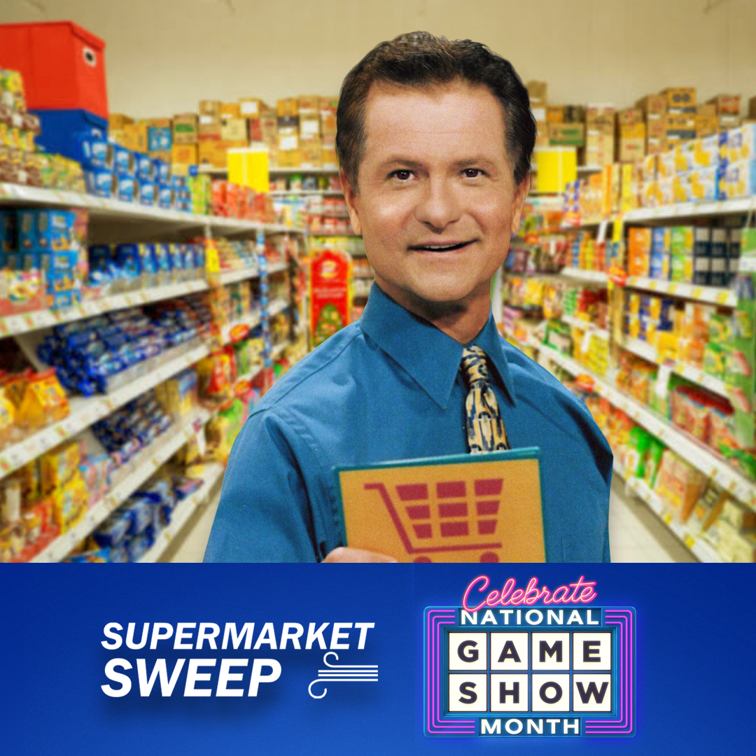 🛒 10 days until #NationalGameShowDay! Ready, set, go... race through the aisles with #SupermarketSweep on June 1st! 💨🛍️