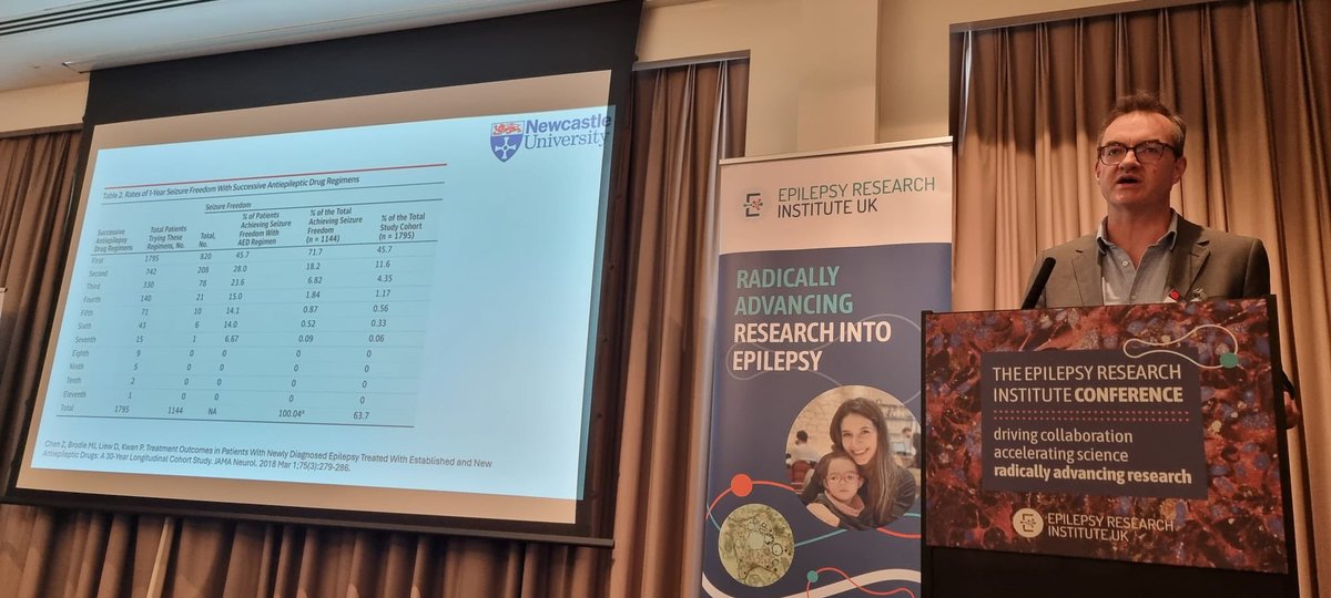 EpilepsyInst's tweet photo. Prof Tony Marson brings the afternoon to a close as he maps the Institute’s research themes, and Prof Rhys Thomas launches our Tech 2030 vision. A bold agenda for impact.
#EpilepsyResearchConference
#EpilepsyWeek https://t.co/tepiuUffWy