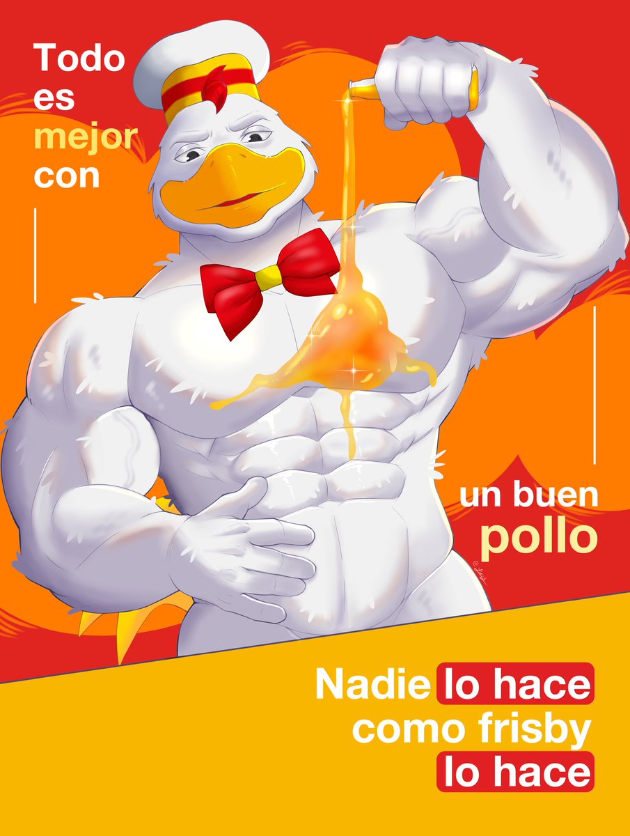 Merezco algo de puntos por no utilizar ninguna IA para esto 🐔🫦
¡Que viva el pollo!