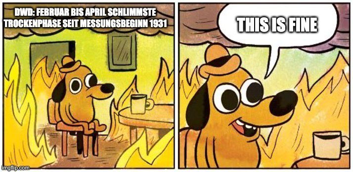 ArminGrau's tweet photo. Sinkende Grundwasserstรคnde, erhรถhte Waldbrandgefahr, Wasserknappheit.
Und viele in Politik & Wirtschaft soโฆ
#Dรผrre #Wasserkrise #ThisIsNotFine https://t.co/DzpZUqdk2s