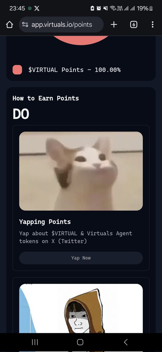 Xin chào mọi người, mình mới đi dạo 1 vòng trên X thấy 1 thông tin khá thú vị đến từ 1 " CÂY Ô EO (KOL)" nào đó viết về dự án <a href="/virtuals_io/">Virtuals Protocol</a> đó là ! 

Tích trắng có tích điểm được không thì mình nói là được.

Anh em chỉ cần ghi Yap Yap Yap ... nhiều lên và chăm