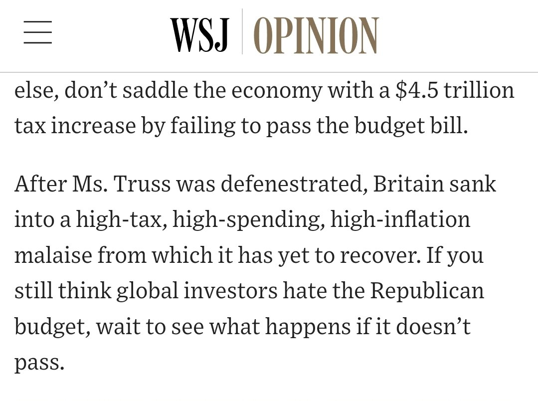Liz Truss (@trussliz) on Twitter photo The British economic establishment still won't admit sabotaging my plans was disastrous.
But the evidence is there to see as pointed out by <a href="/WSJopinion/">Wall Street Journal Opinion</a>. The British economic establishment still won't admit sabotaging my plans was disastrous.
But the evidence is there to see as pointed out by <a href="/WSJopinion/">Wall Street Journal Opinion</a>.