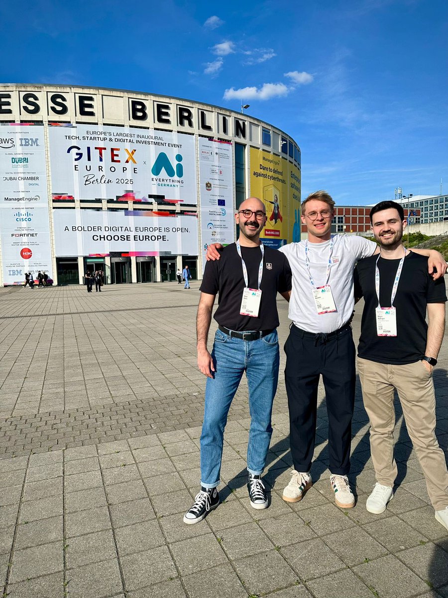 bugraaydingoz's tweet image. We’ve had a great time at @GITEXEUROPE, met so many amazing people. It was the heart of the startup scene in Berlin for the past two days 🔥