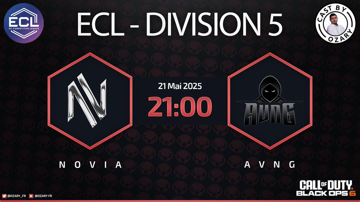 Match reporté le Mardi 27 mai prochain ! 🔥 <a href="/Ozary_Fr/">Ozary Fr</a> <a href="/AvngEsports/">AVNG Esports</a>
