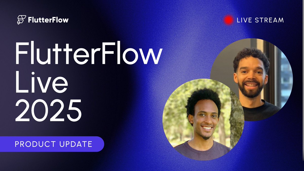 🚀 Don't miss the big product announcements from the FlutterFlow team!

🔔 Tune into our livestream on YouTube May 28th at 10 am Pacific Time.

youtube.com/live/gYOrgBrX4…