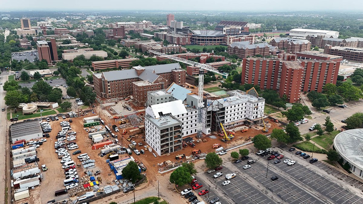 OKCTalk.com (@okctalk) on Twitter photo The first phase of new freshman housing is set to open this August at <a href="/UofOklahoma/">University of Oklahoma</a>.
The two remaining 12-story towers – Walker and Couch – are expected to be replaced in a similar manner as part of a rolling plan to upgrade university dormitories. The first phase of new freshman housing is set to open this August at <a href="/UofOklahoma/">University of Oklahoma</a>.
The two remaining 12-story towers – Walker and Couch – are expected to be replaced in a similar manner as part of a rolling plan to upgrade university dormitories.