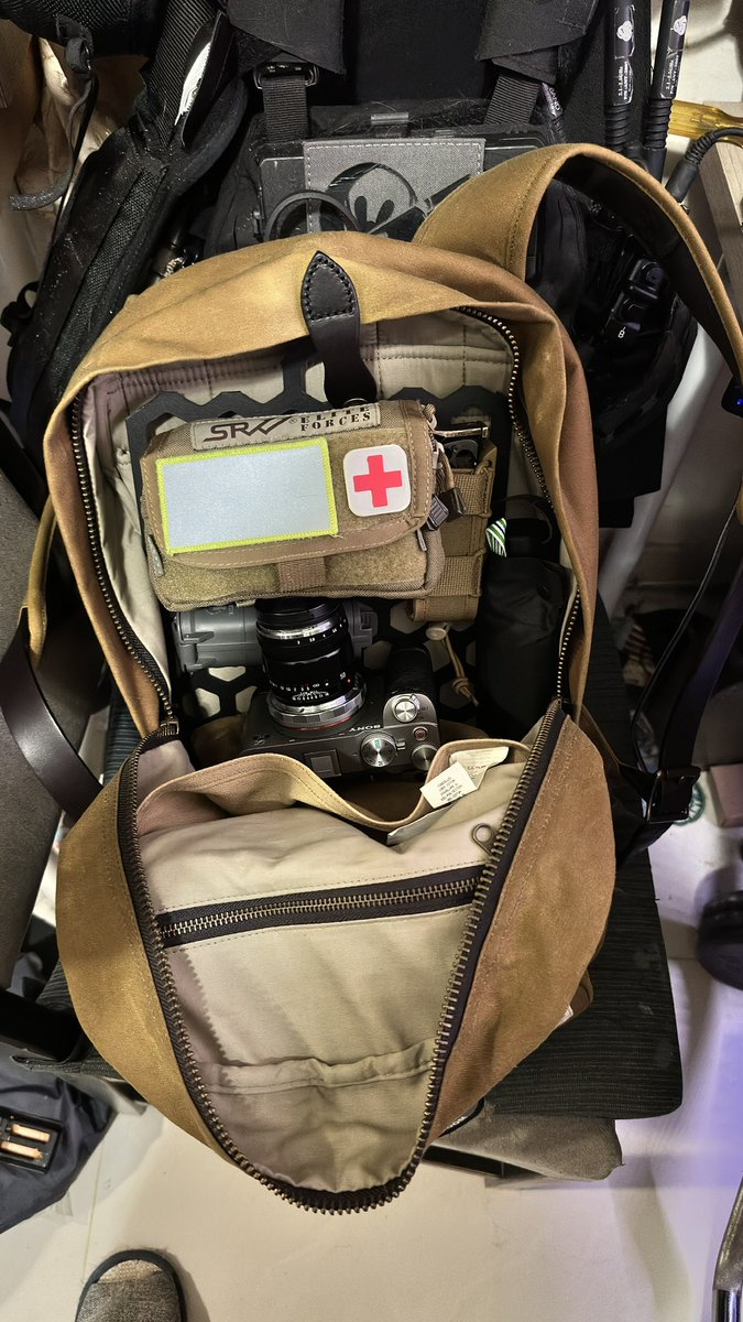 starfoxs's tweet photo. Added some function so I can add some molle equipment to my Journeyman Backpack
#Filson
#Journeyman https://t.co/bAq7yO0ePm