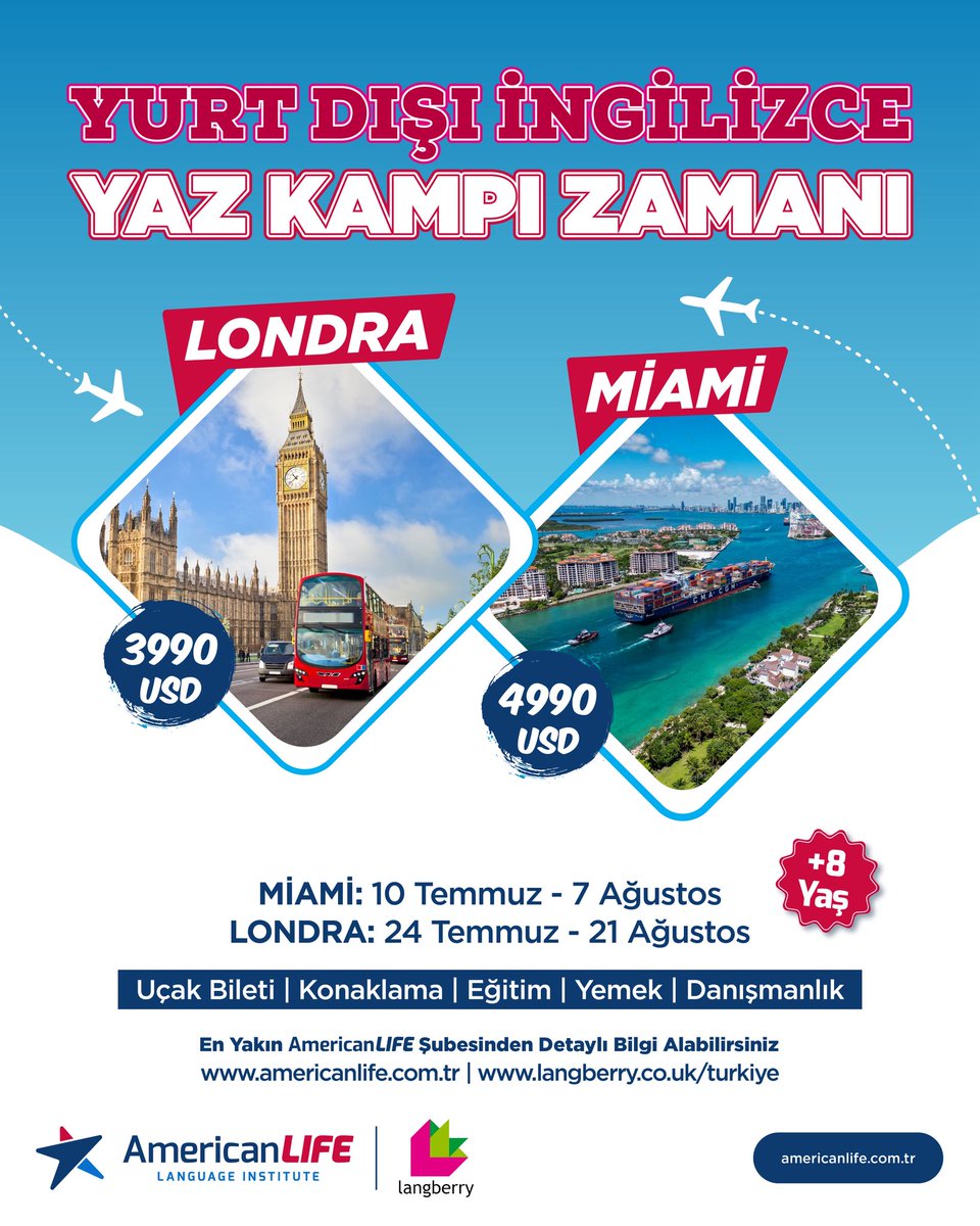 American LIFE, öğrencilerine eğitimlerine yurt dışında devam etme imkanları sağlıyor🌎🌍
#konyayurtdışıeğitimi #langberry